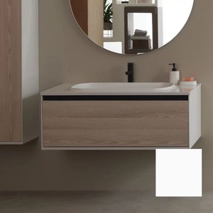 Kolpa San Комплект стенен шкаф KolpaSan Pandora от бял MDF и композитна мивка 110 см (514160)