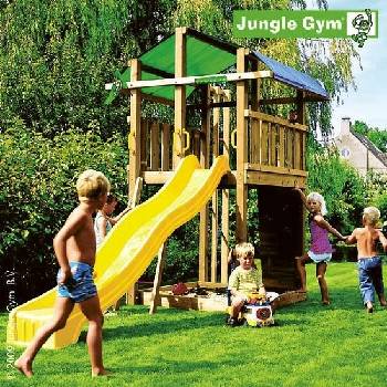 Jungle Gym ihrisko Fort so šmykľavkou