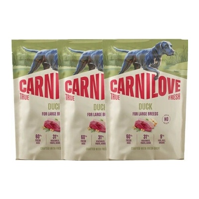 Carnilove True Fresh Dog Duck for Adult Large Breeds 3 x 1,5 kg