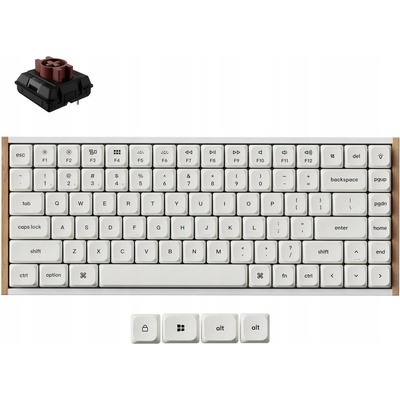Keychron K3 Ultra 75% Milk POM Brown Switch 8K K3U-Q3Z
