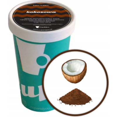 Cup&You Arómovaná dezertná káva s príchuťou KOKOSU mletá PREMIUM 200 g