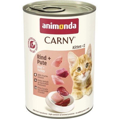 Carny Kitten hovädzie morčacie srdce 400 g