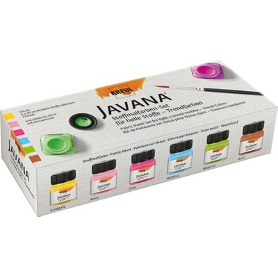 Kreul Sada Barva na hedvábí Silk Paint 6 x 20 ml trendové barvy Javana 95473 – Zboží Mobilmania