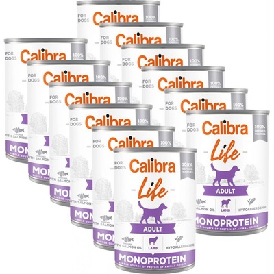 Calibra Life Dog Adult Lamb 12 x 400 g