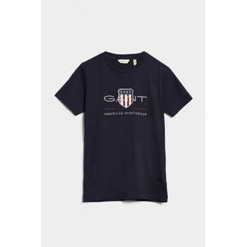 Gant Archive Shield Ss T-shirt Evening Blue