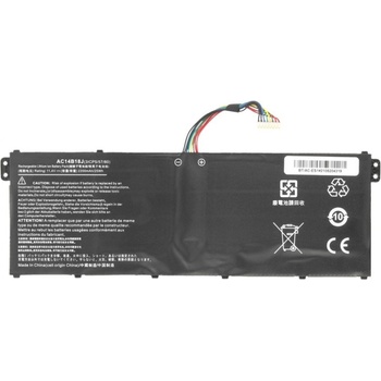 Image 1 of Acer Acer, 3 клетки, 11.4V, 41Wh, Заместител (AC14B18J)
