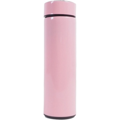 Aga Termoska s teplomerom 500 ml Ružová