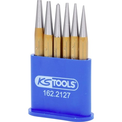 KS Tools Súprava dierovačov, 6 kusov v plastovom stojane 162.2127