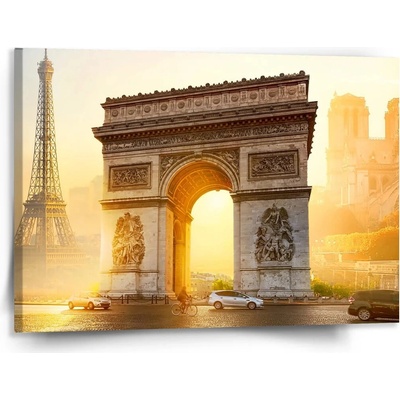 Sablio Obraz Paríž Víťazný oblúk - 150x110 cm