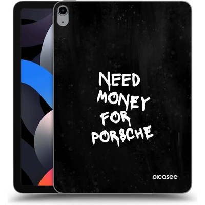 Picasee silikónový prehľadný obal pre Apple iPad Air 4 10.9 2020 Black Dollar