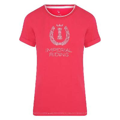 Тениска Imperial riding Gem Star Woman Short Sleeve T-Shirt - Pink (Bright Rose)