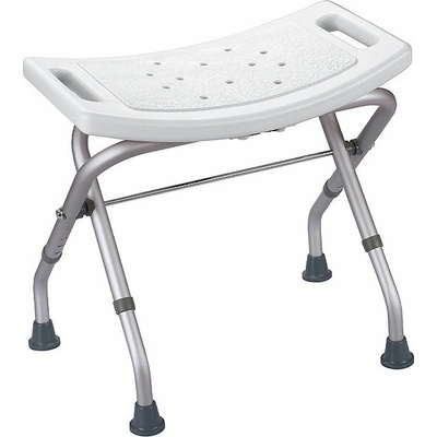 SPIRELLA Sedátko do sprchy SITZ skládací bílé chromovaná ocel 47 cm, do 130 kg – Zboží Dáma