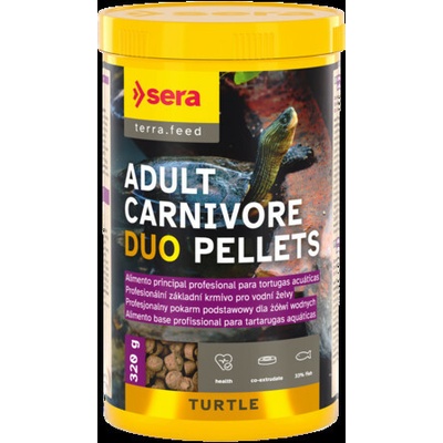 Sera Turtle Adult Carnivore Duo Pellets 1000 ml – Zboží Dáma
