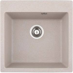 Inter Ceramic Гранитна кухненска мивка 5050 ПЯСЪК (5050sand) Мивка за вграждане