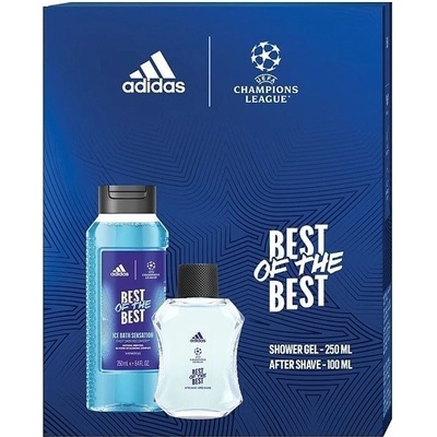 Adidas UEFA Champions League Best of The Best voda po holení 100 ml + sprchový gél 250 ml