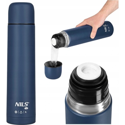 Nils Camp Termoska NC3804 modrá 1000 ml