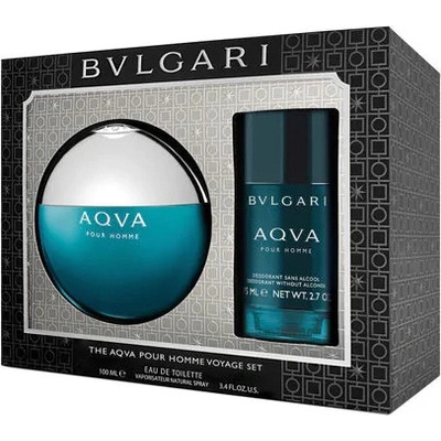 Bvlgari Aqva Pour Homme EDT pre mužov 100 ml + deostick 75 ml darčeková sada