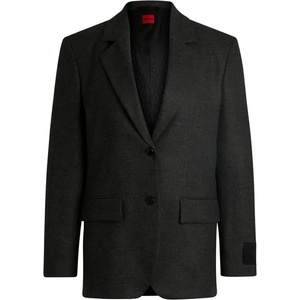HUGO Палто HUGO Areota trench coat - Black (Dark Grey)