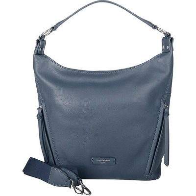 David Jones Střední/velká kabelka na rameno CM7422 modro-šedá