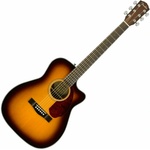 Fender CC-140SCE Сунбурст Електро-акустична китара Дреднаут