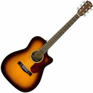Fender CC-140SCE Сунбурст Електро-акустична китара Дреднаут