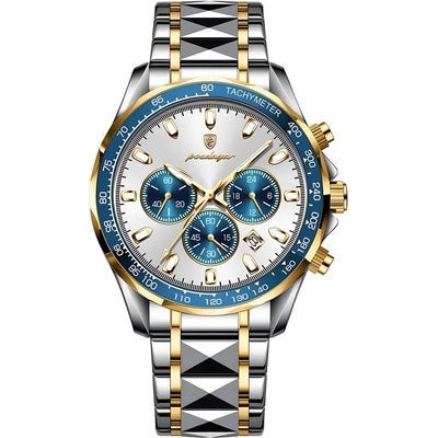 Poedagar Часовник poedagar st-35025 - Сребристо/Златисто kp35025 (st-35025)