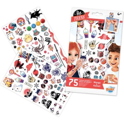 Buki france BeTeens Временна татуировка в стил MANGA & KAWAII (TA007)