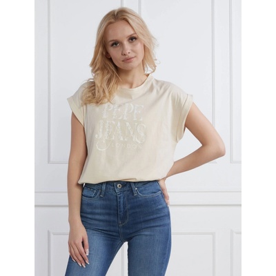 Pepe Jeans dámské Linda tričko béžové