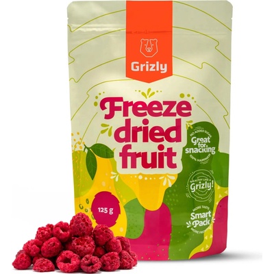 Grizly Maliny lyofilizované XXL 125 g