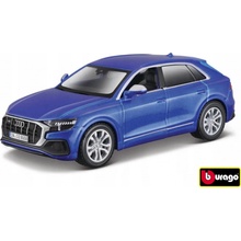 Bburago Audi SQ8 modrá metalíza 1:32