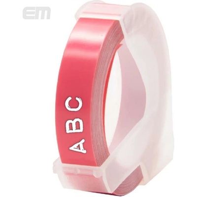 Páska AltPrint [Dymo] 3D, 9mm starorůžová, bílý tisk, 3m - 1ks