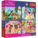 Trefl - Puzzle 4x88 Disney Princess - 1 - 39 piese