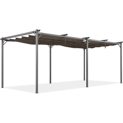 Garden Point pergola La Palma 3x6 m Hnědá na terase