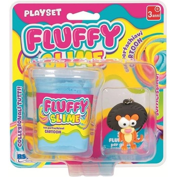 RS Toys Ключодържател RS Toys - Fluffy Slime, Лъвче (12306A)
