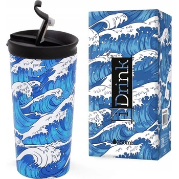 Drink termohrnček wave 350 ml modrý