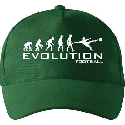 Evolution Football so zahnutým šiltom a látkovou sponou Fľaškovozelená