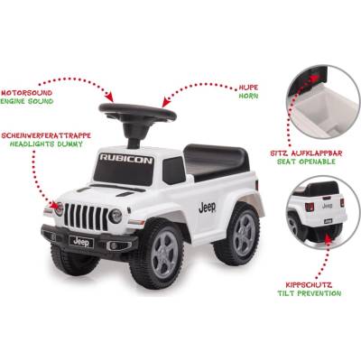 JAMARA Detské odrážadlo Jeep Gladiator biele