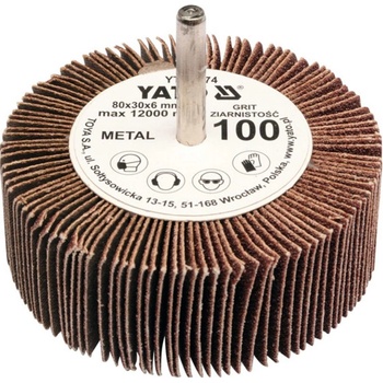 Yato Kotouč lamelový radiální 80 x 30 x 6 mm P100 YT-83374