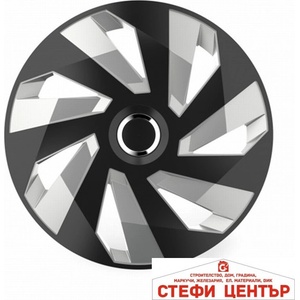 Versaco Тасове за джанти 15'' Versaco Vector RC Black/Silver (56079) - steficenter