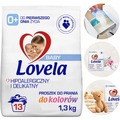 Lovela Baby prášek na praní na barevné prádlo 1,3 kg 13 PD