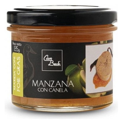 Can Bech k Foie Gras omáčka z jablek golden se skořicí 135 g