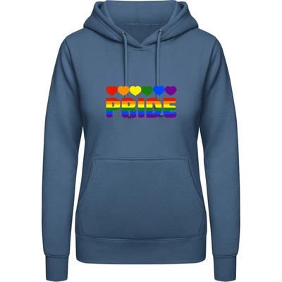 AWDis Pride mikina s Dúhovým dizajnom Pride Letecká modrá