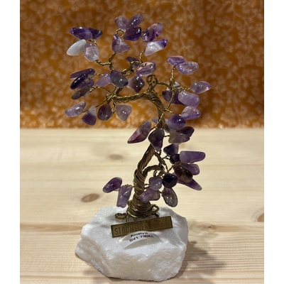 Stromeček štěstí Ametyst 12 cm