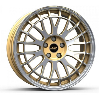 DLW UNIT 8,5x19 5x112 ET35 shiny gold lip+FACE