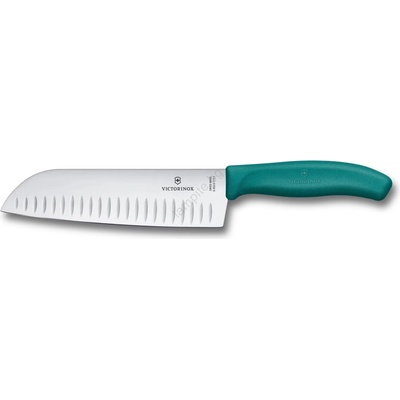 Victorinox - кухненски нож Santoku SWISS CLASSIC 17 cm тюркоазен (GG695)