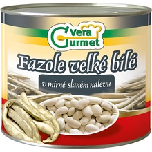 Vera Gurmet Fazole velká bílá v nálevu 2650 g