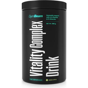 GymBeam Vitality Complex Drink 360 g зелена ябълка