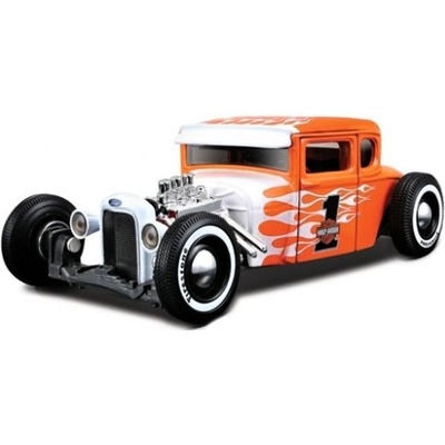Harley Davidson Maisto Ford Model A 1929 Oranžový 1:24