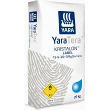 YaraTera KRISTALON BIELY 15-5-30+3+micro 25 kg