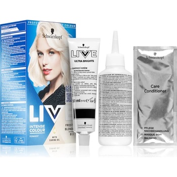 Schwarzkopf LIVE Intense Colour перманентната боя за коса цвят B11 Frosty Blonde